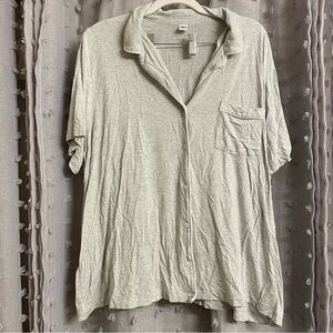 Old Navy Women's Gray Pajama Top
